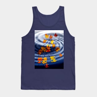Autumn Leaves on the Water Tank Top